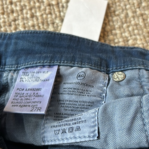 New with tag AG Farrah skinny, high-rise button up jean - Picture 5 of 7
